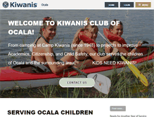 Tablet Screenshot of ocalakiwanis.org